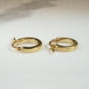 Italian 14k Gold Hoop Earrings