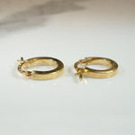 Italian 14k Gold Hoop Earrings