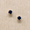 Blue Velvet .60tcw Sapphire Stud Earrings