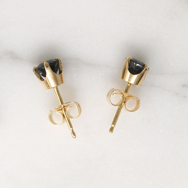 Blue Velvet .60tcw Sapphire Stud Earrings