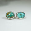 Vibrant Turquoise in Sterling Stud Earrings