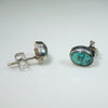 Vibrant Turquoise in Sterling Stud Earrings