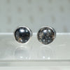Smokey Rutilated Quartz Stud Earrings