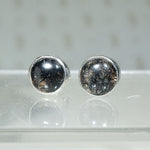 Smokey Rutilated Quartz Stud Earrings