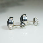 Smokey Rutilated Quartz Stud Earrings
