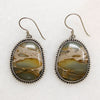 Navajo Green Jasper & Sterling Silver Earrings