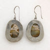 Navajo Green Jasper & Sterling Silver Earrings