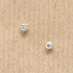 Pretty Little .20tcw Diamonds in 14k Gold Studs
