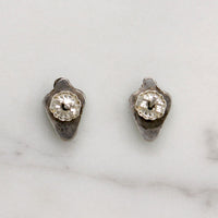 Tiny Turquoise Tear Drops in Sterling Studs