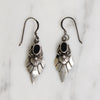 Moody Sterling Silver & Onyx Earrings