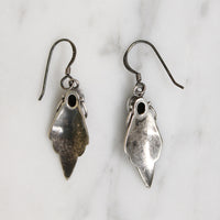 Moody Sterling Silver & Onyx Earrings