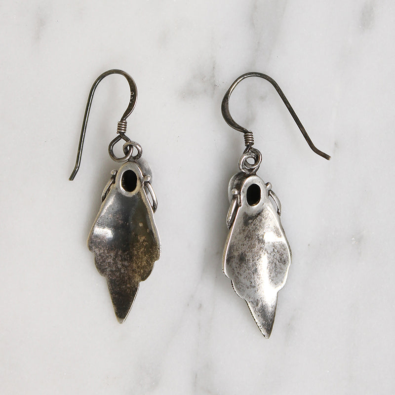 Moody Sterling Silver & Onyx Earrings