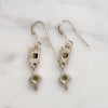 Leafy-Green Peridot & Sterling Silver Drop Earrings