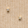 Tiny Vintage Diamond Stud Earrings