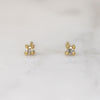 Tiny Vintage Diamond Stud Earrings