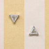Scintillating Triangle-Shaped Diamond Stud Earrings