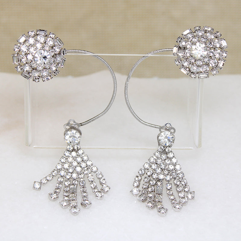Firework Display Rhinestone Ear Cuffs 