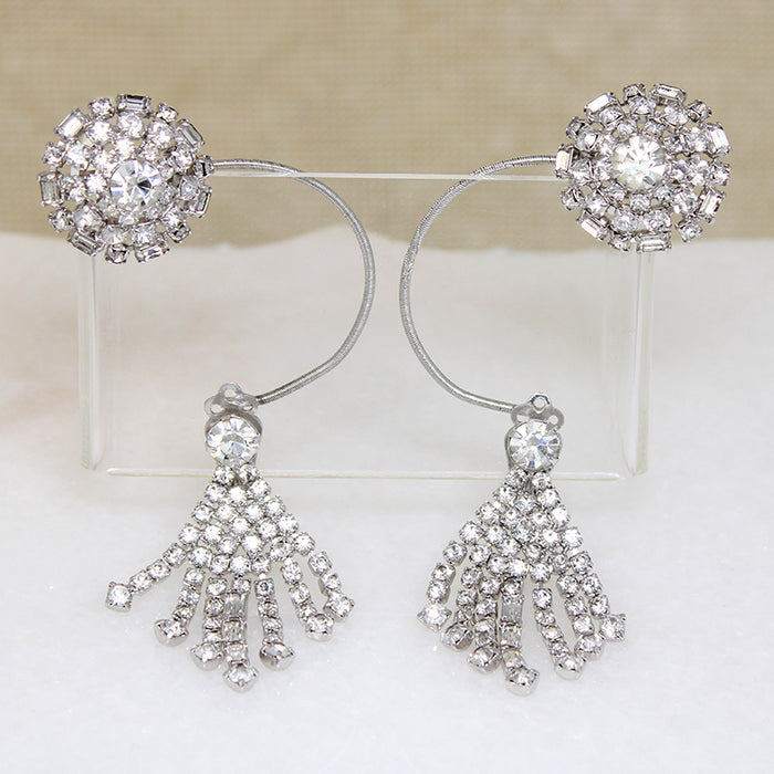 Firework Display Rhinestone Ear Cuffs 