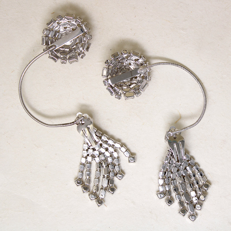 Firework Display Rhinestone Ear Cuffs 