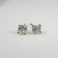 Old Mine Cut Diamond Studs