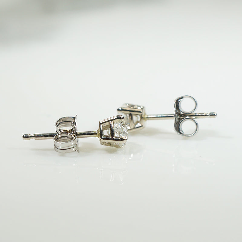 Old Mine Cut Diamond Studs