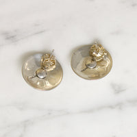 Sterling Silver & Turquoise Concho Style Studs
