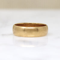 Buttery Little 18ct English Gold Wedding Band