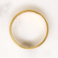 Buttery Little 18ct English Gold Wedding Band
