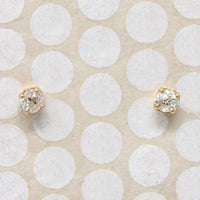 Old Mine Cut .50tcw Diamond Stud Earrings