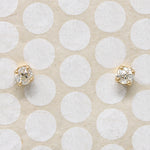 Old Mine Cut .50tcw Diamond Stud Earrings