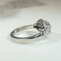 Dazzling 1930s Diamond & Platinum Deco Engagement Ring