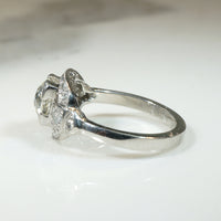 Dazzling 1930s Diamond & Platinum Deco Engagement Ring
