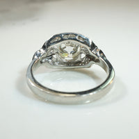 Dazzling 1930s Diamond & Platinum Deco Engagement Ring
