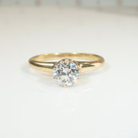Gorgeous Gold OEC Diamond Solitaire