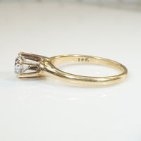Gorgeous Gold OEC Diamond Solitaire