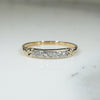 Petite Vintage Diamond Band