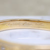 Marion & Tillie's Engraved Gold & Diamond Bangle 