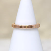 Chopard's 18k Rose Gold Ice Cube Band