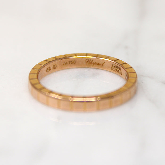 Chopard's 18k Rose Gold Ice Cube Band