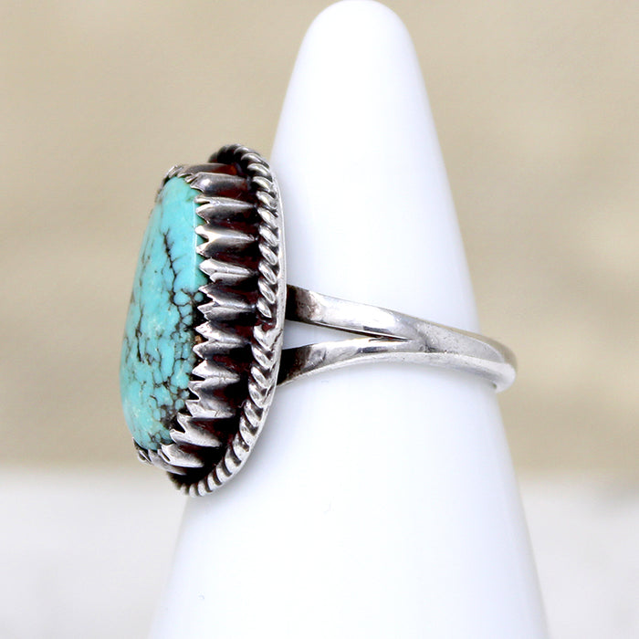 Minty-Blue Turquoise in Sterling Silver Ring