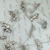 Beautifully Made Vintage Silver Animal Fetish Necklace