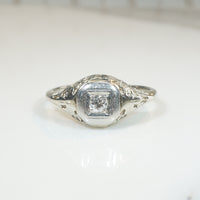 Vintage Filigree Diamond Ring