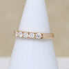 Elegant Five Diamond & Yellow Gold Band by 720