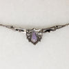 Exquisite Amethyst & Marcasite Art Deco Collar