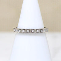 Elegant Diamond Eternity Band in White Gold