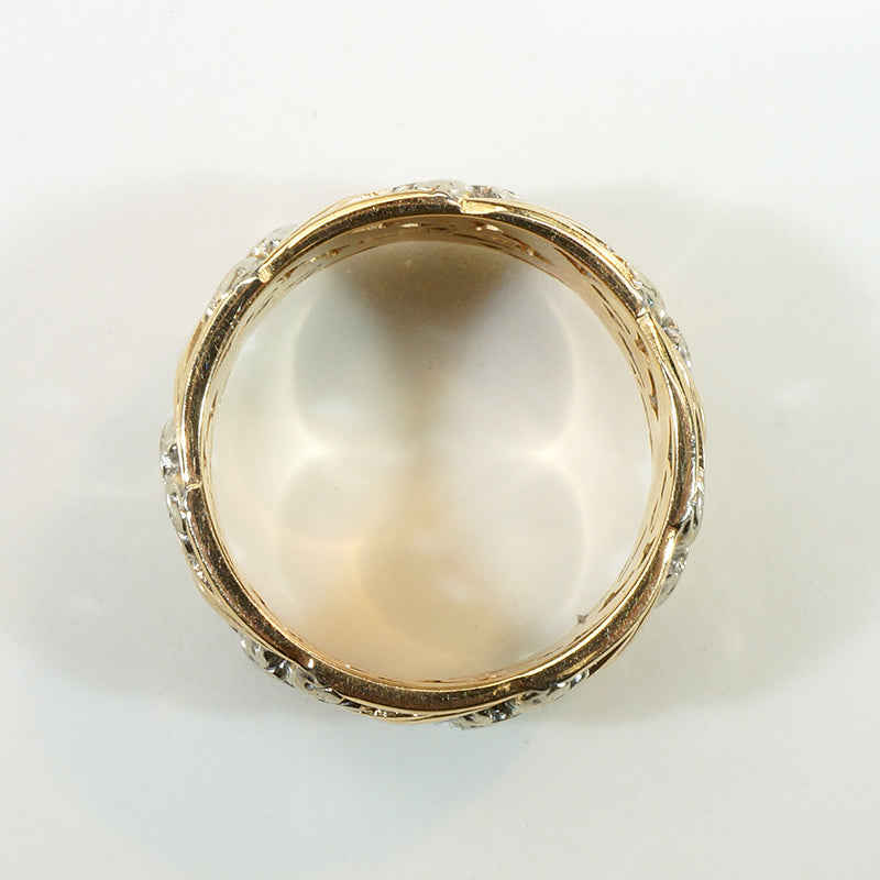 Romantic Two-Tone Lily of the Valley Band by Artcarved