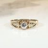 Tasteful Victorian Diamond Solitaire with Engraving