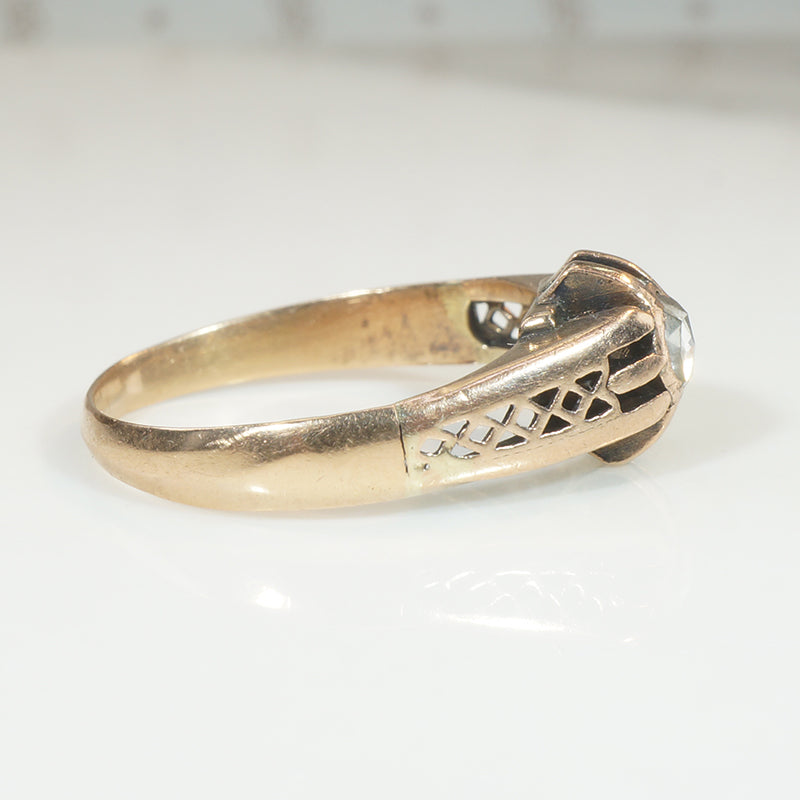 Antique Rose Cut Diamond Ring