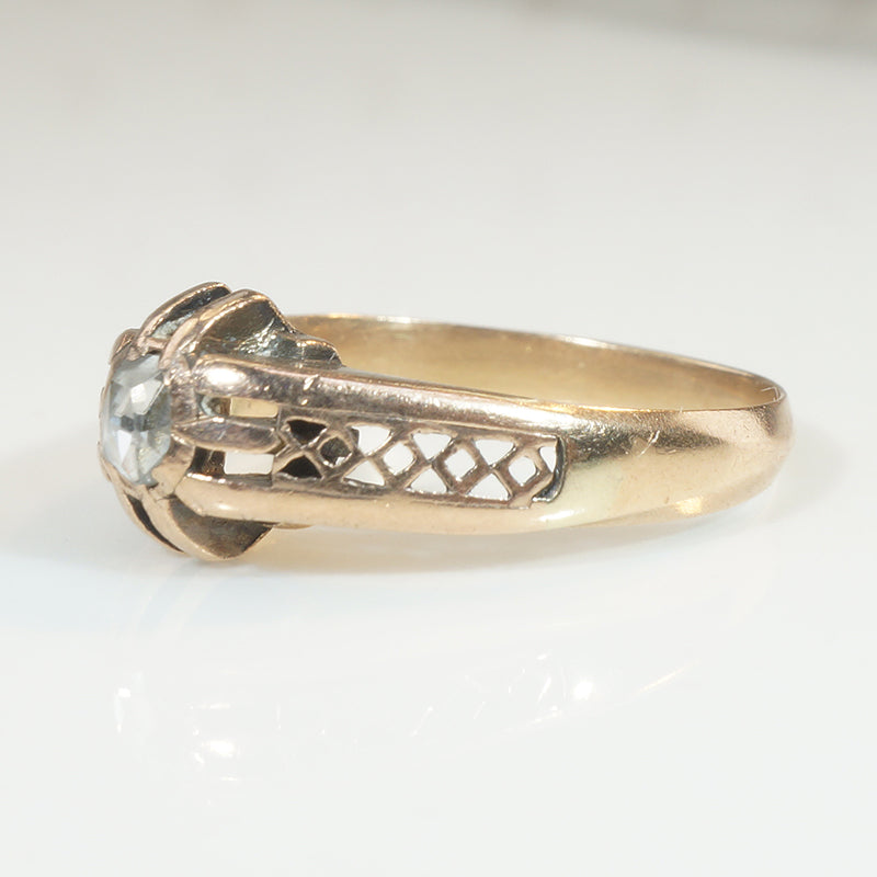 Antique Rose Cut Diamond Ring