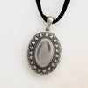 Mid Victorian Sterling Silver Shamrock Locket